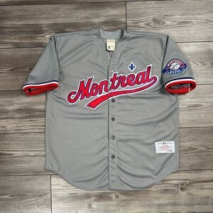 Vintage 90’s CCM Montreal Expos Embroidered Baseball Jersey